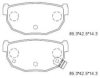 ASIMCO KD1718 Brake Pad Set, disc brake